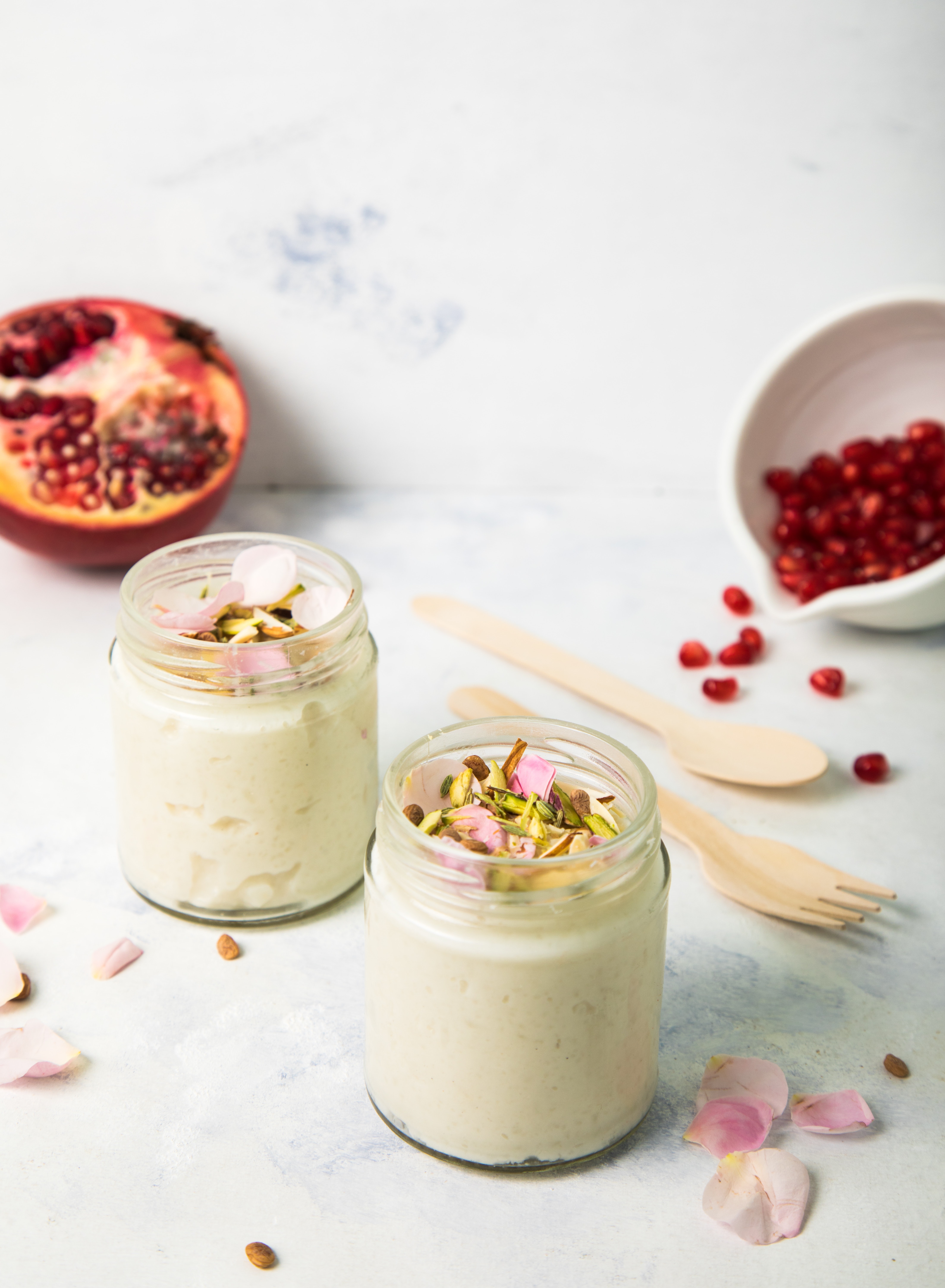 Saffron and Pistachio Rice Pudding Parfait by Voltas Beko