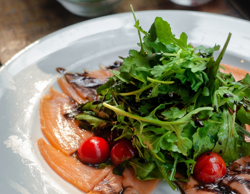 Salman Carpaccio, Fish Trap Festival at Cafe Delhi Heights.