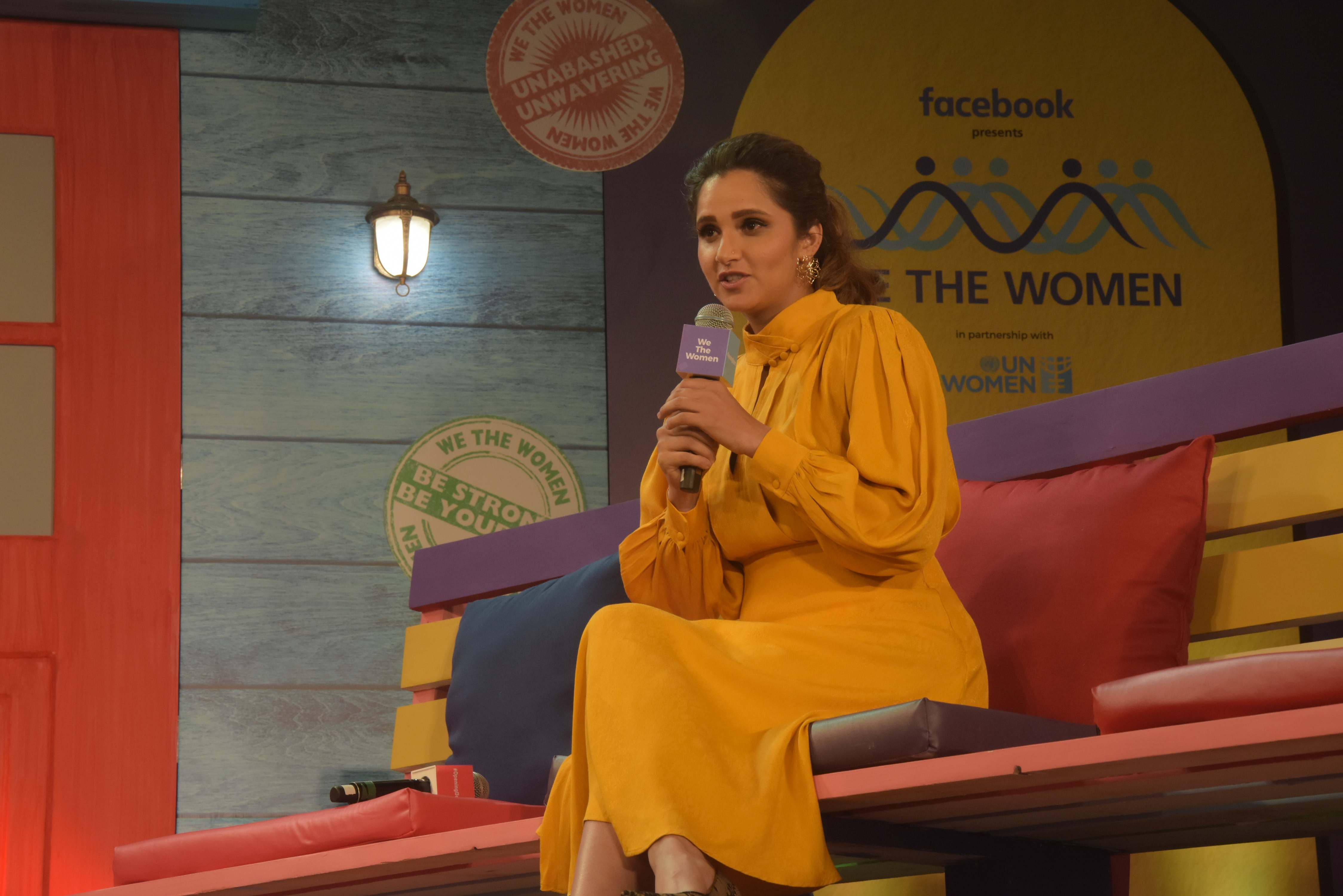 Sania Mirza at We The Women curated by Barkha Dutt