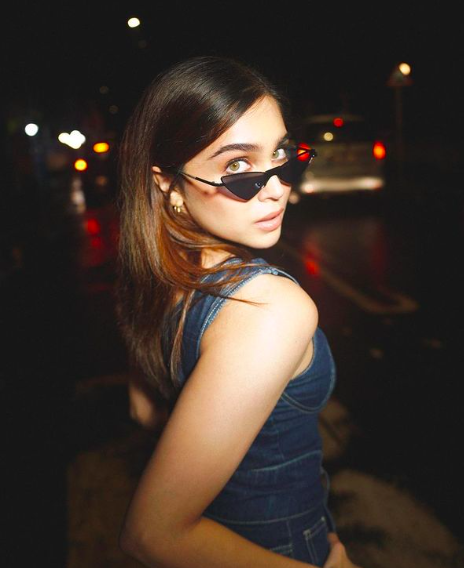 Sharvari Wagh in Carol Cat Eye Sunglasses (UV 400 Protection)