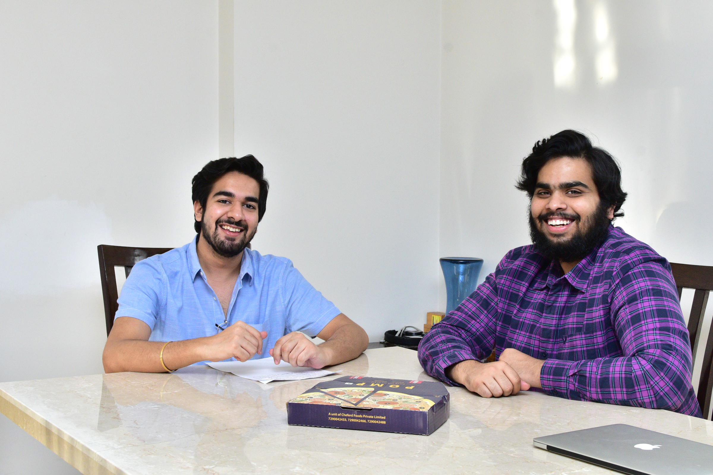 Sehaj Singh Kukreja and Tushar Anand, Co-founder- Cheferd Foods Pvt Ltd.