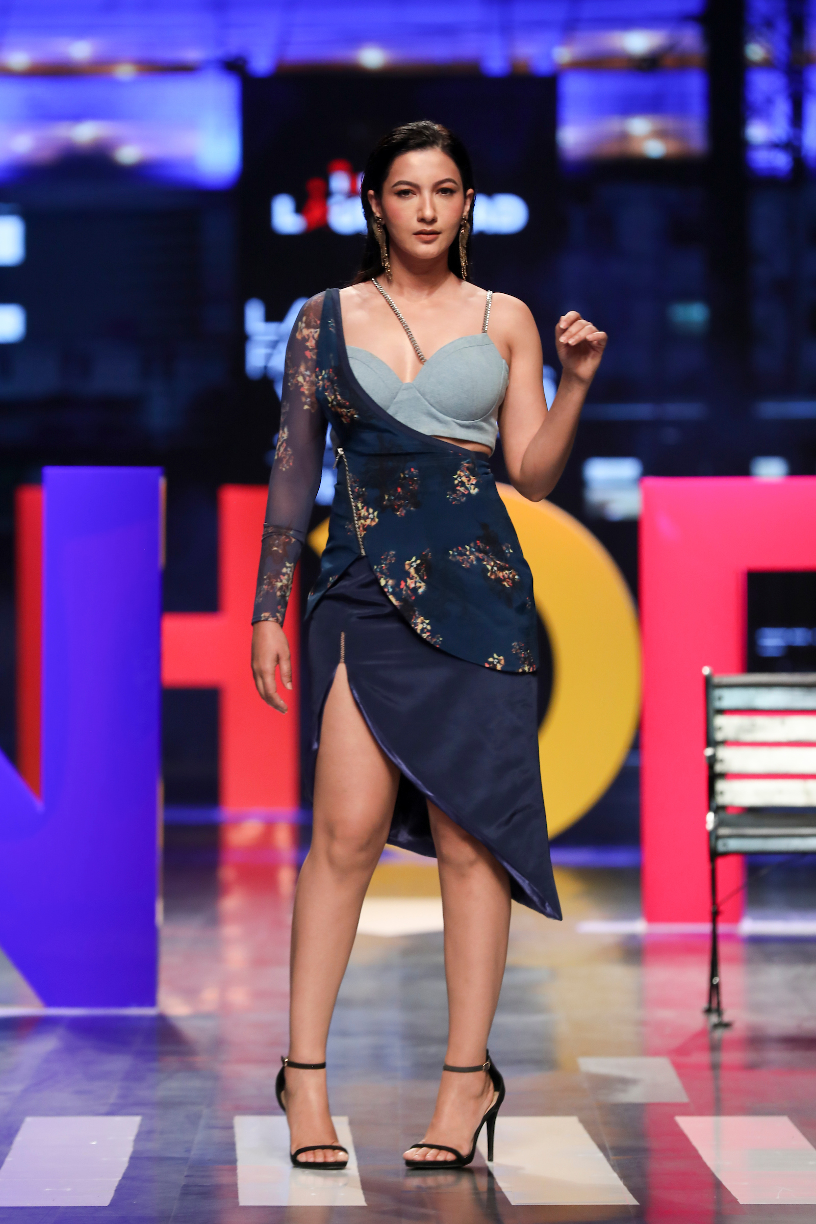 Gauhar Khan walked for the IIFD Launcpad show