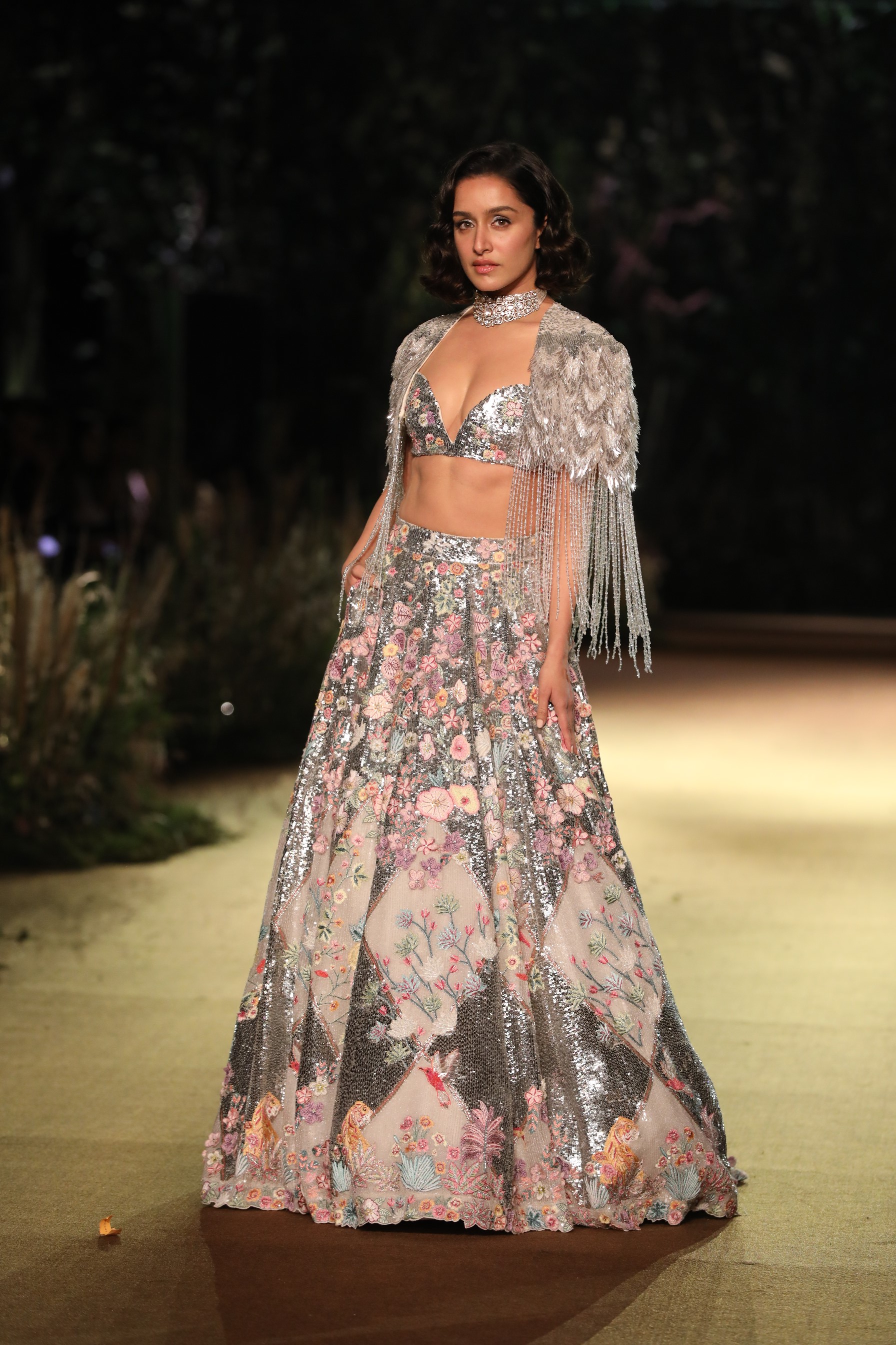 Shraddha Kapoor in Rahul Mishra collection at FDCI Hyundai India Couture Week 
