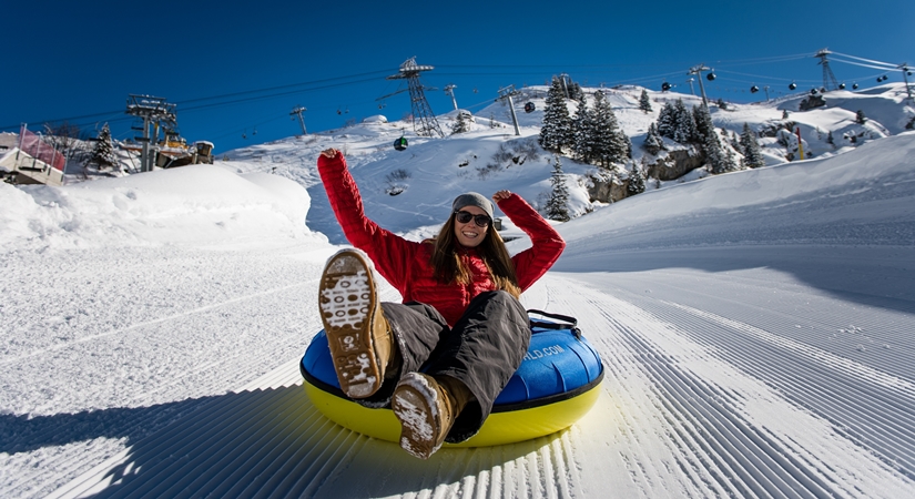 Snowtubing in Zermatt 