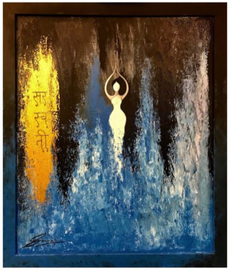 Sonali Chaudhuri, The River Godess, Source: Tao Art Gallery