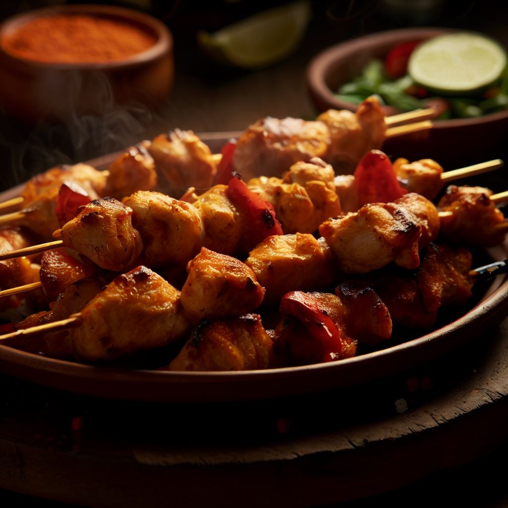 Spicy Chicken Kebabs