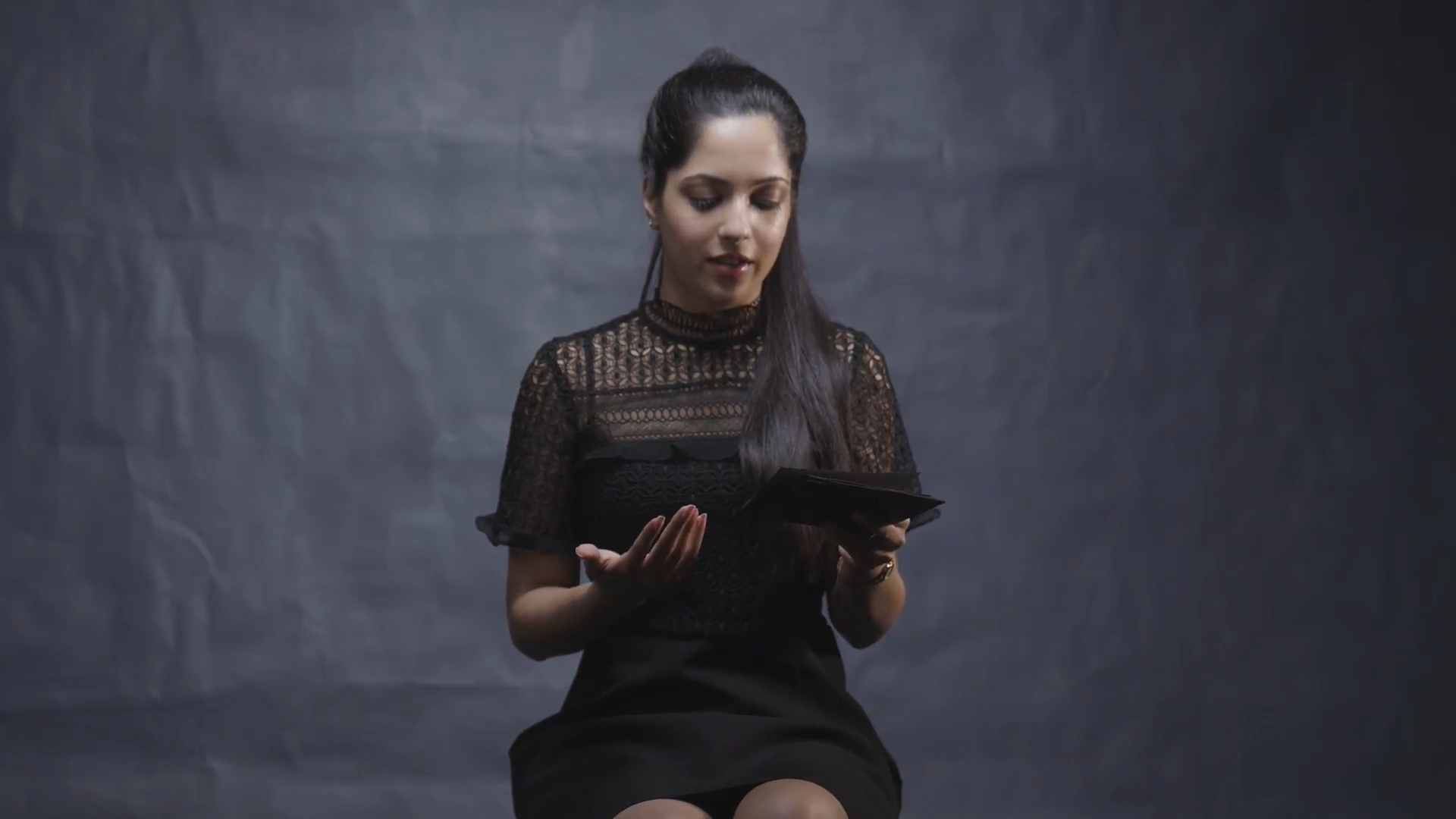 Stills from the video.