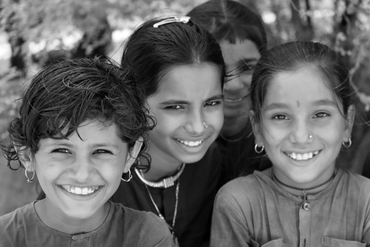 Students from the Rajkumari Ratnavati Girls' School