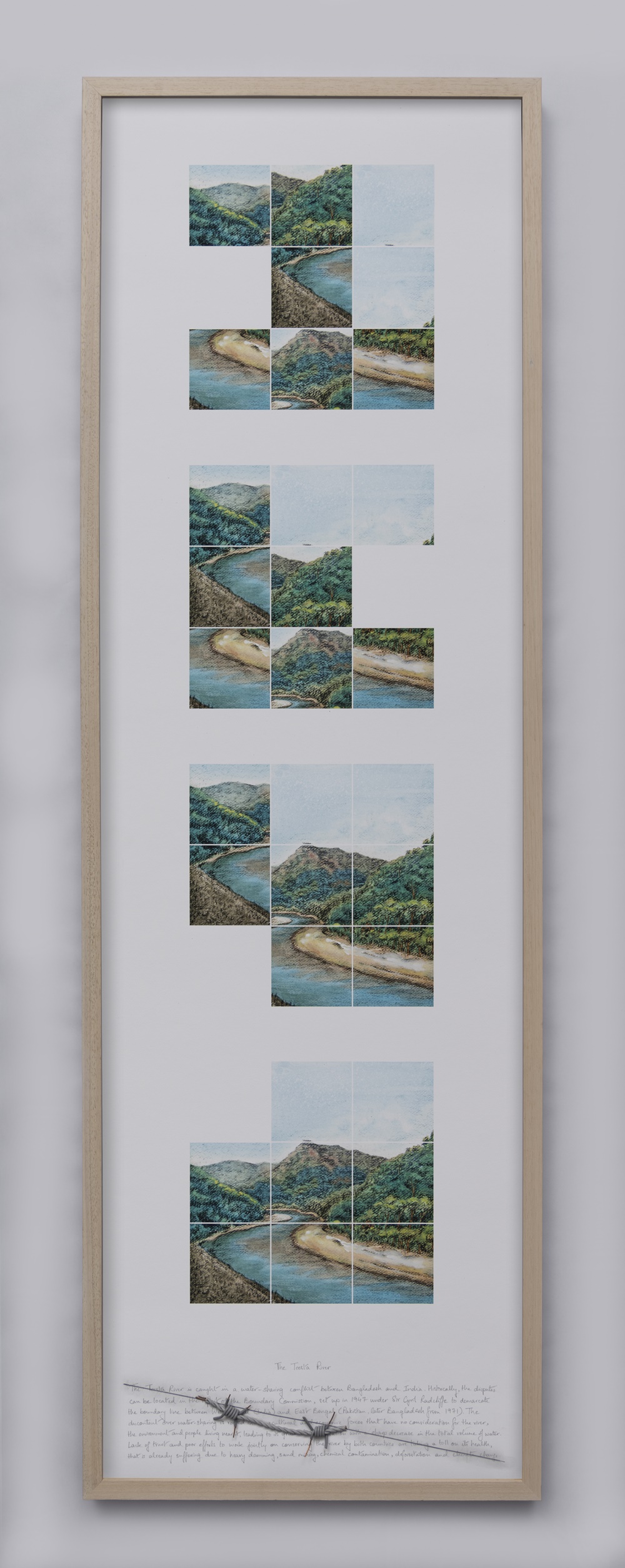 Teesta River by Reena Kallat