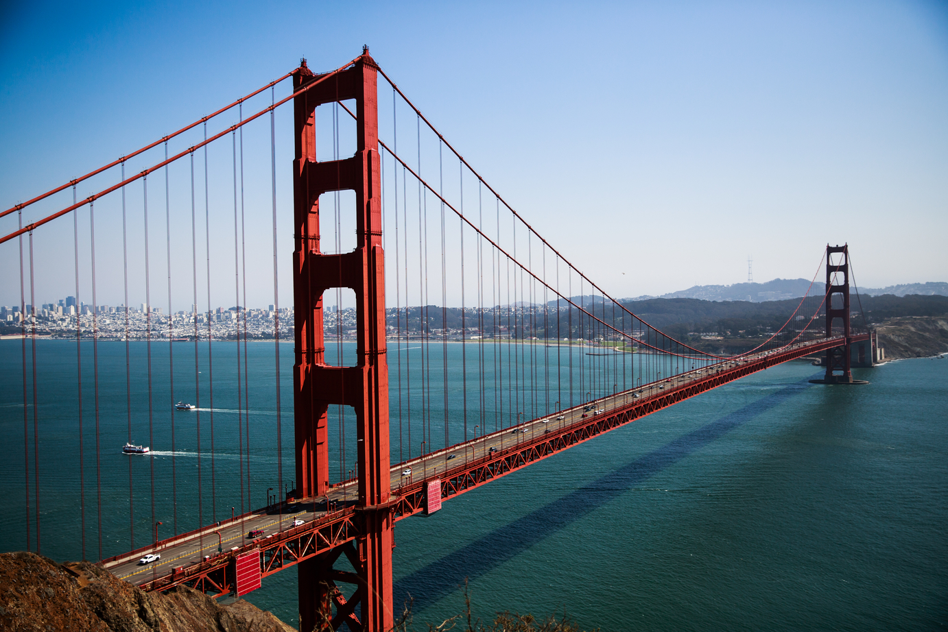 The Golden Gate Bridge in San Francisco, California, September 6, 2016