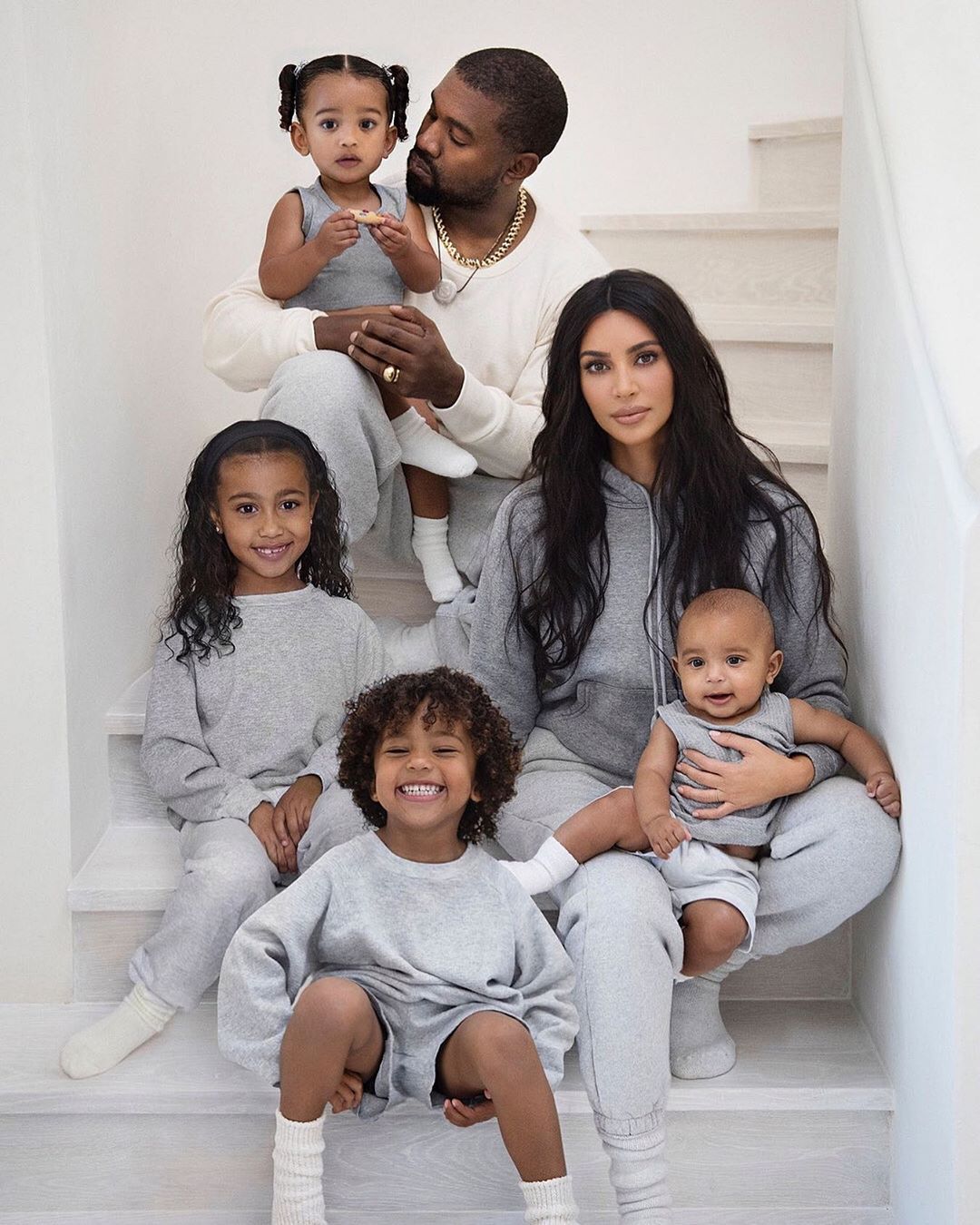 The Kardashian West Christmas card