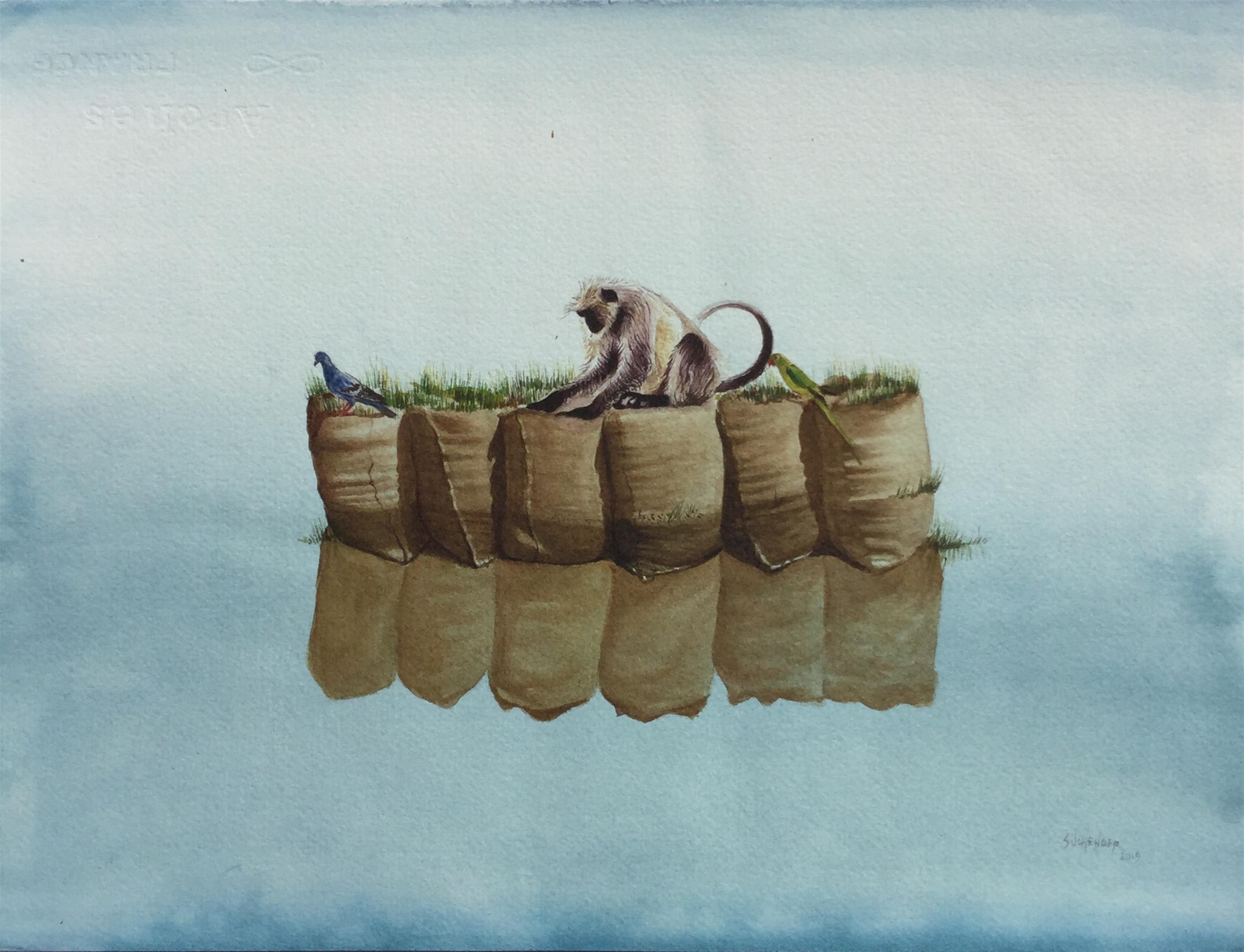  The Lost Supper. 11x15 inches, Anant Art