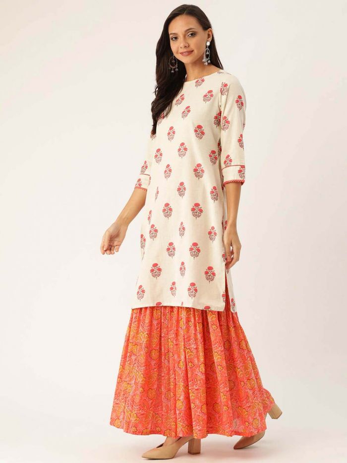 Thigh Length Kurta.