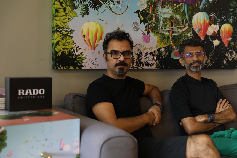 Thukral & Tagra with the Rado Over the Abyss Timepiece