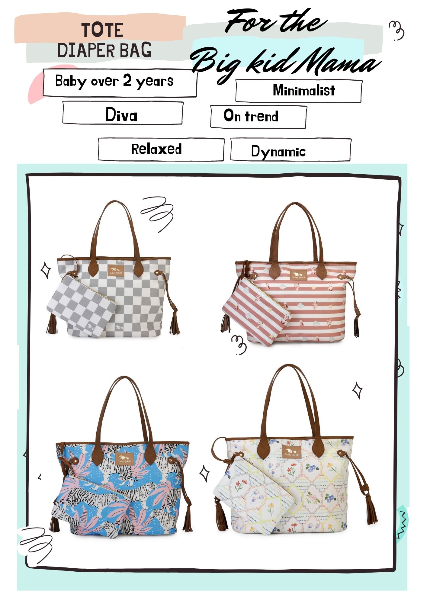 tote diaper bag