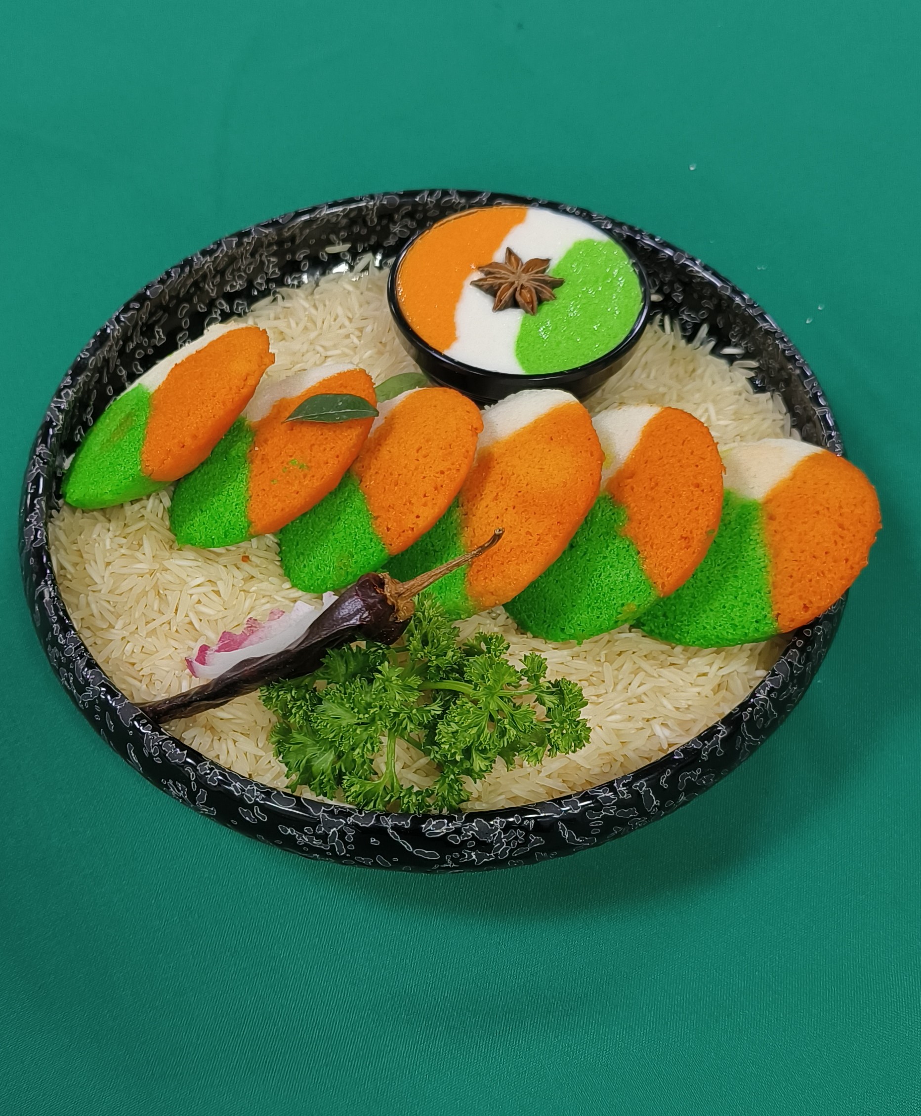  TRICOLOUR IDLI