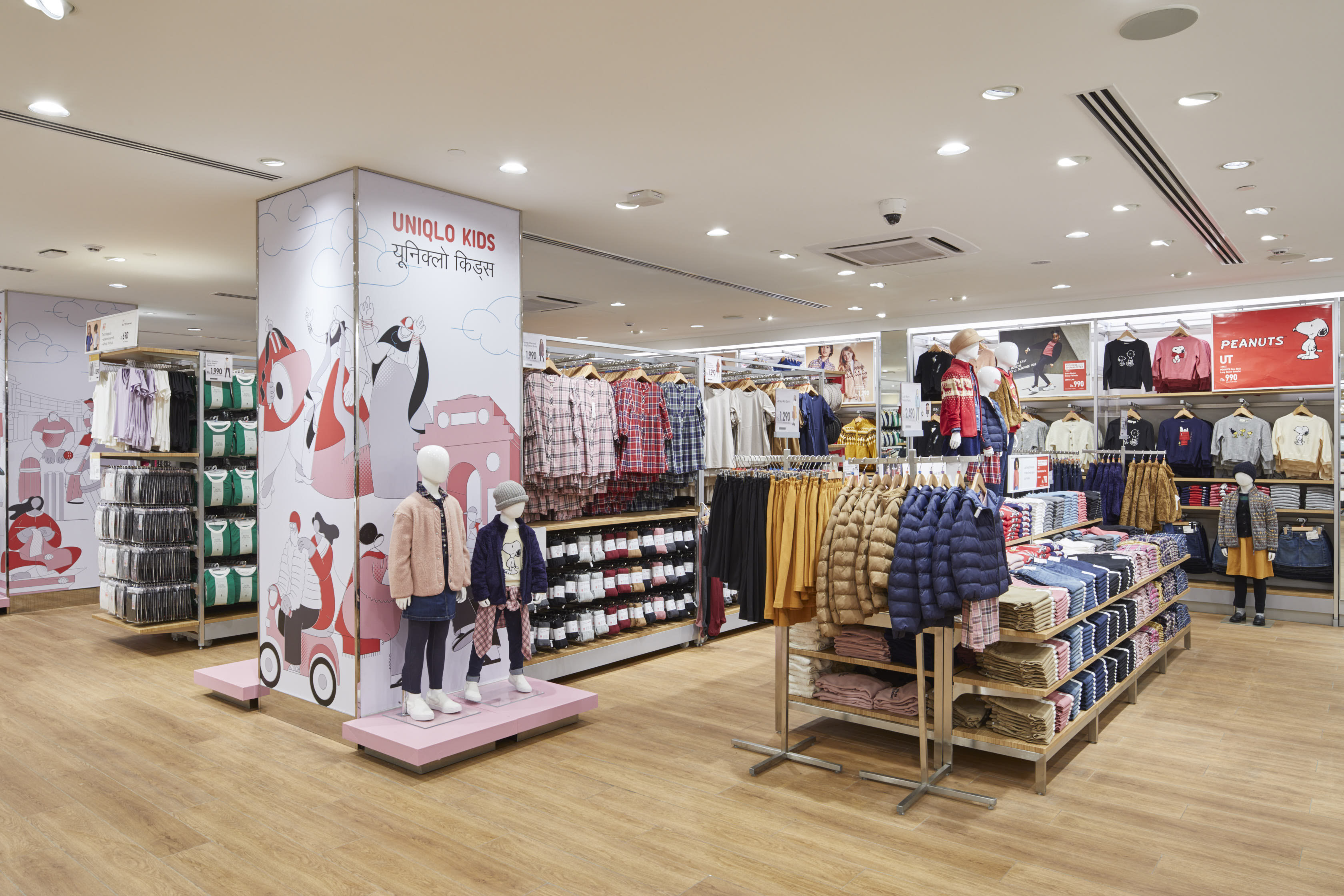 Uniqlo's first store in India