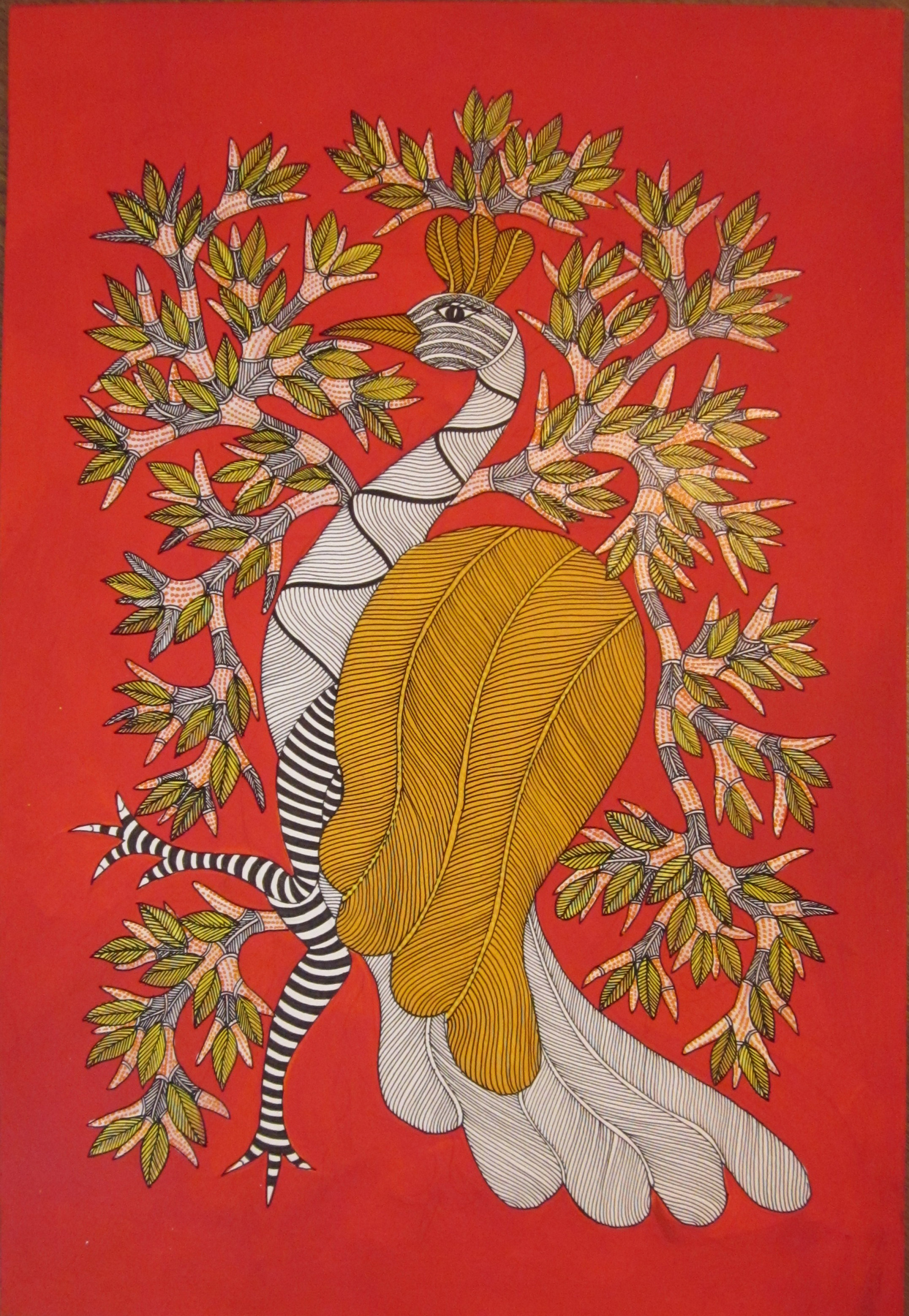 Untitled, Acrylic on paper, Japani Shyam