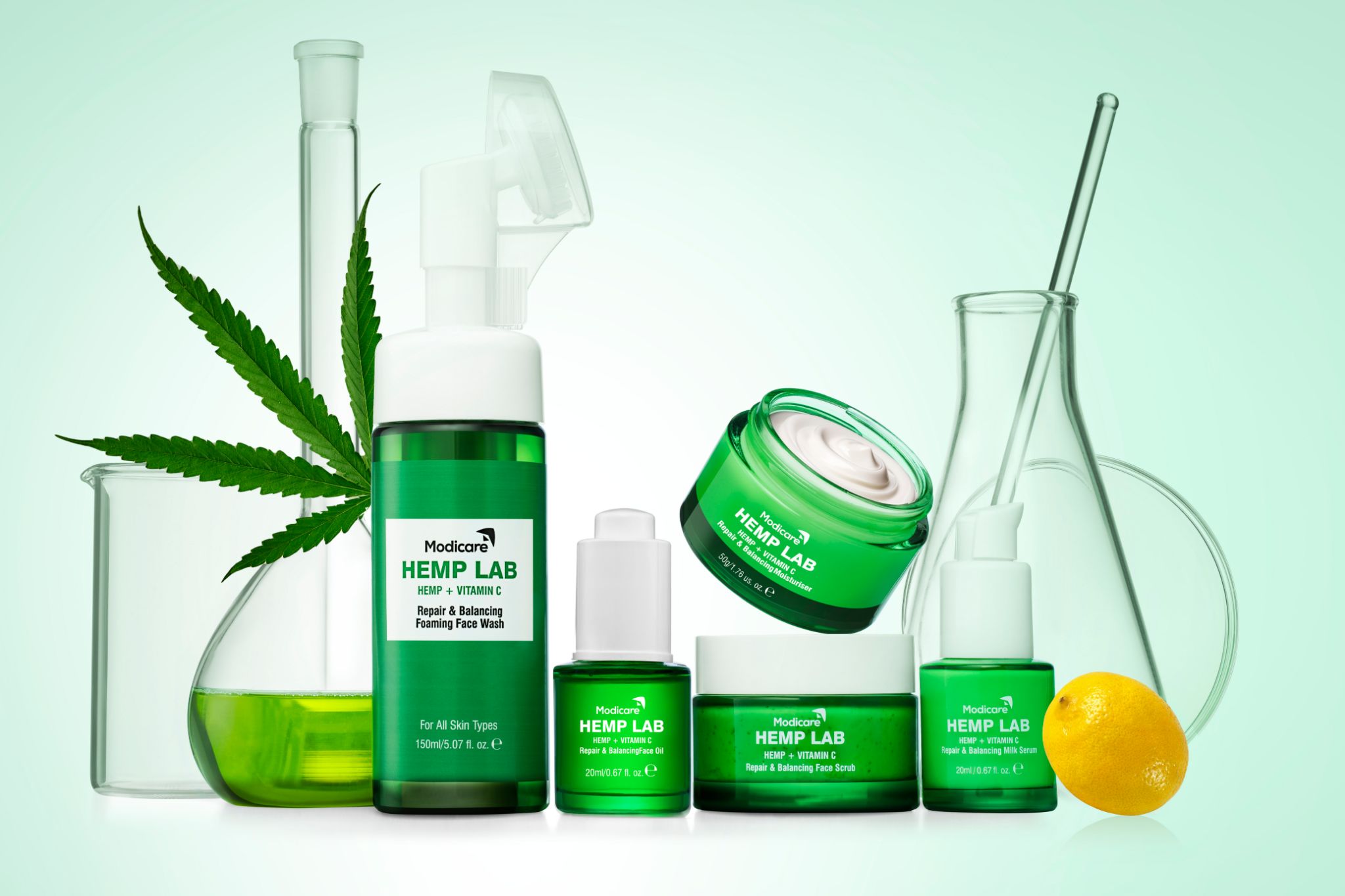 Luxurious Skincare Delight: Modicare's Hemp Lab Range