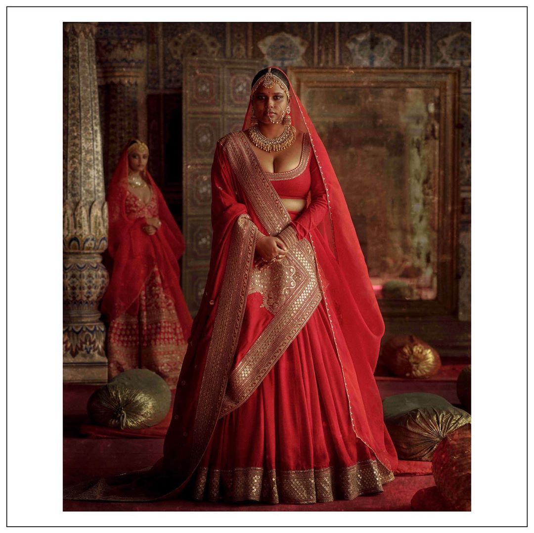 Varshita Thatavarthi, curve model for designer Sabyasahi Mukherjee