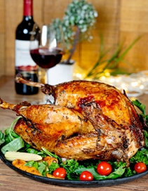 Whole Roasted Turkey at Cafe Delhi Heights