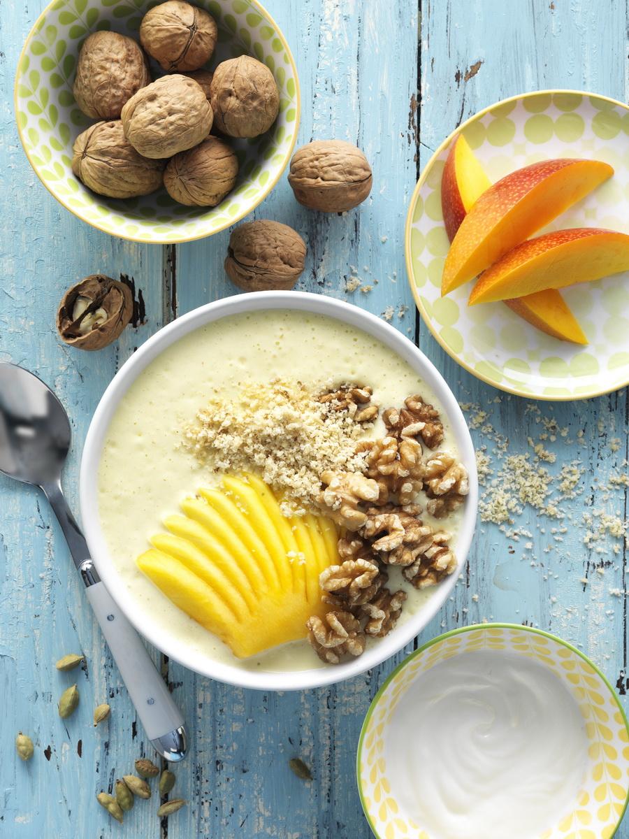 Walnut Mango Lassi Bowl