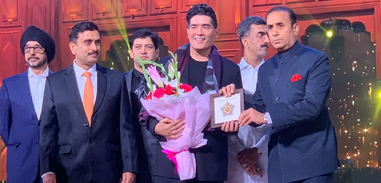 Manish Malhotra with Commissioner of Police, Maharashtra