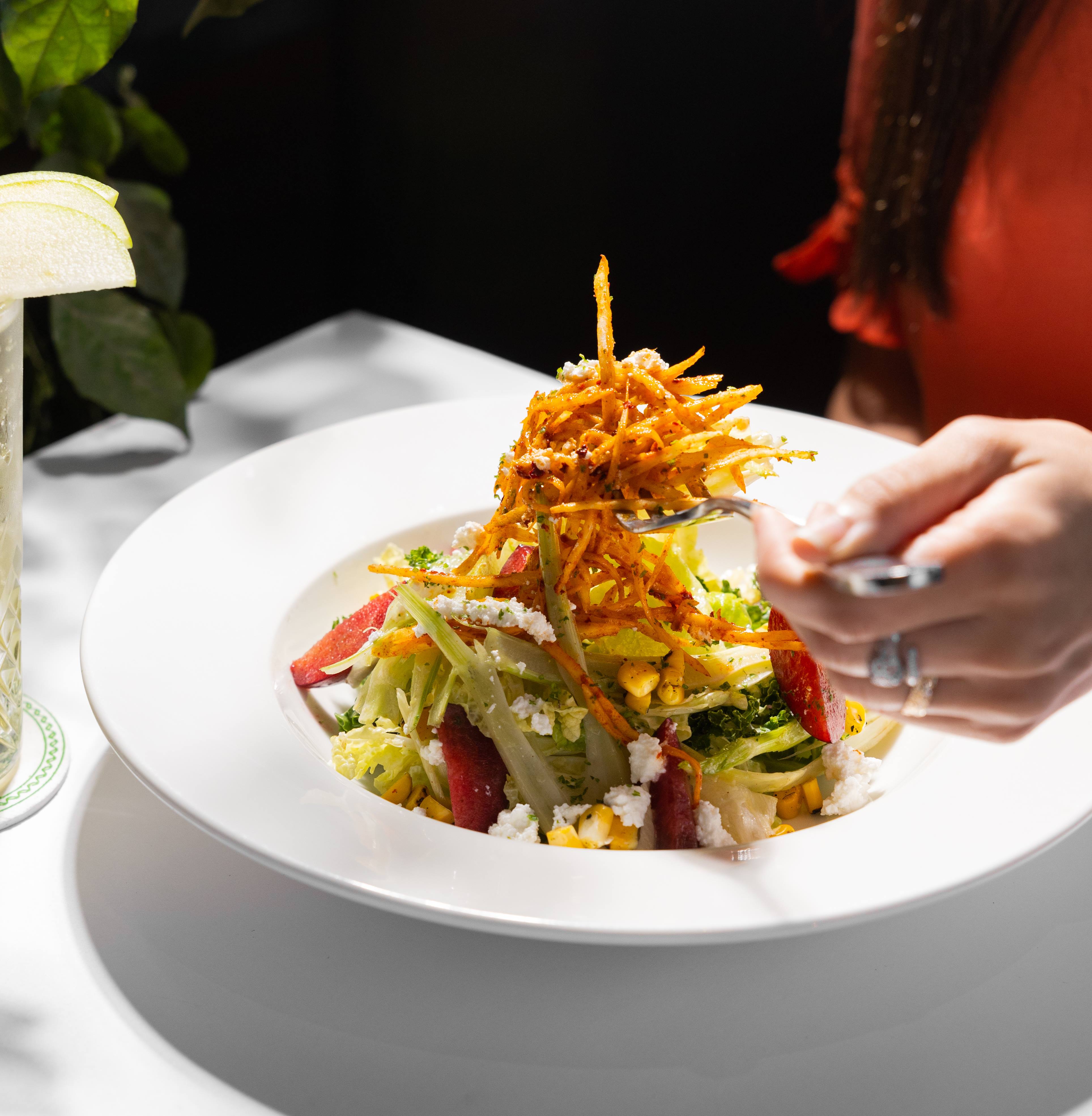 Woodside Inn - Raw Mango & Fresh Plum Salad