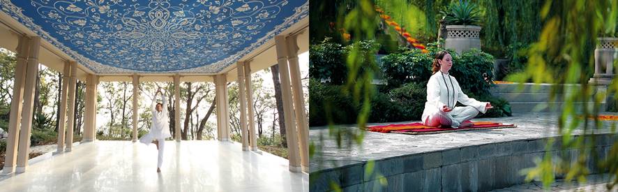 Yoga at Hawa Mahal and Meditation