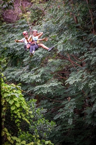 Zip lining adventure: Photo by Christophe Michel Denousse
