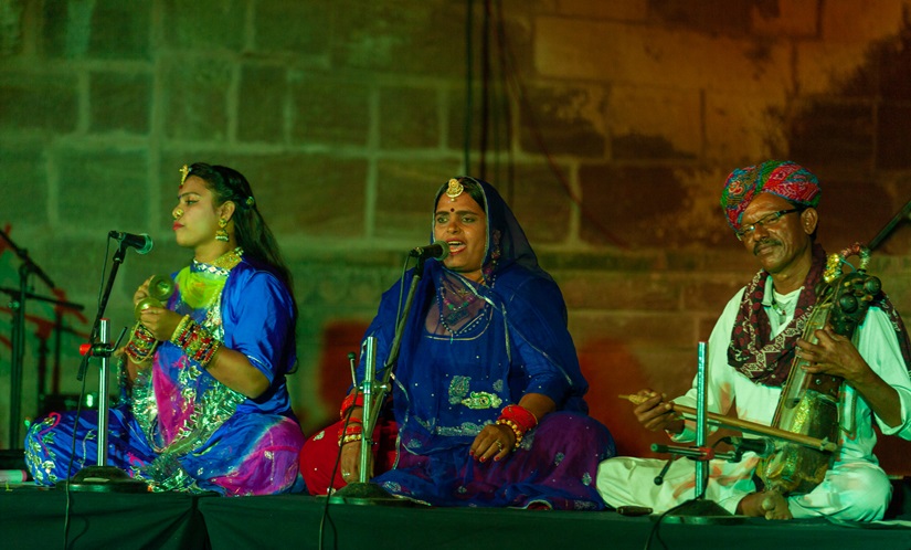 A glimpse of the Womanly Voices music session in the Jodhpur RIFF 2019. (Photo Source: Jodhpur RIFF/OIJO)