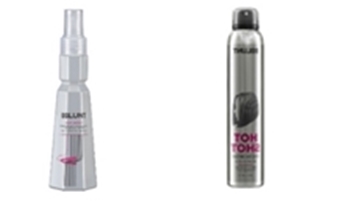 BBLunt head shot heat protection mist and hot shot hair finish spray