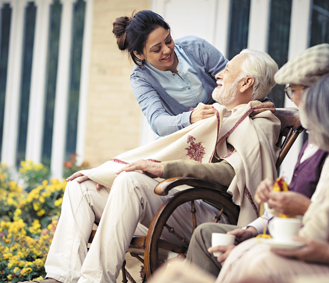 A care home facility for seniors in South Delhi