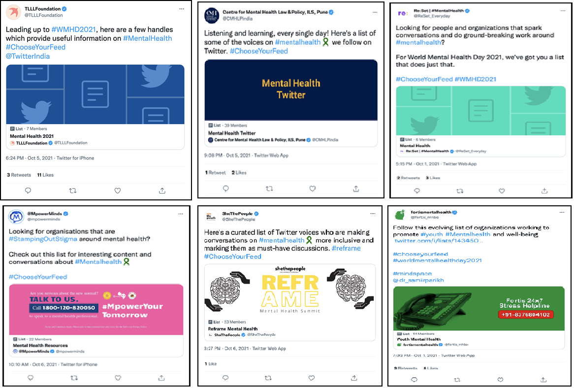 World Mental Health Day - Twitter India