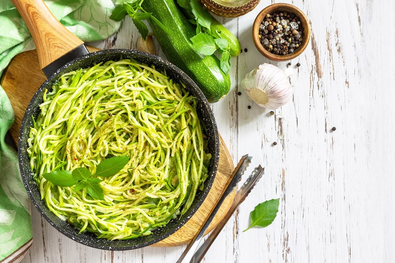 ZUCCHINI BASIL NOODLES  