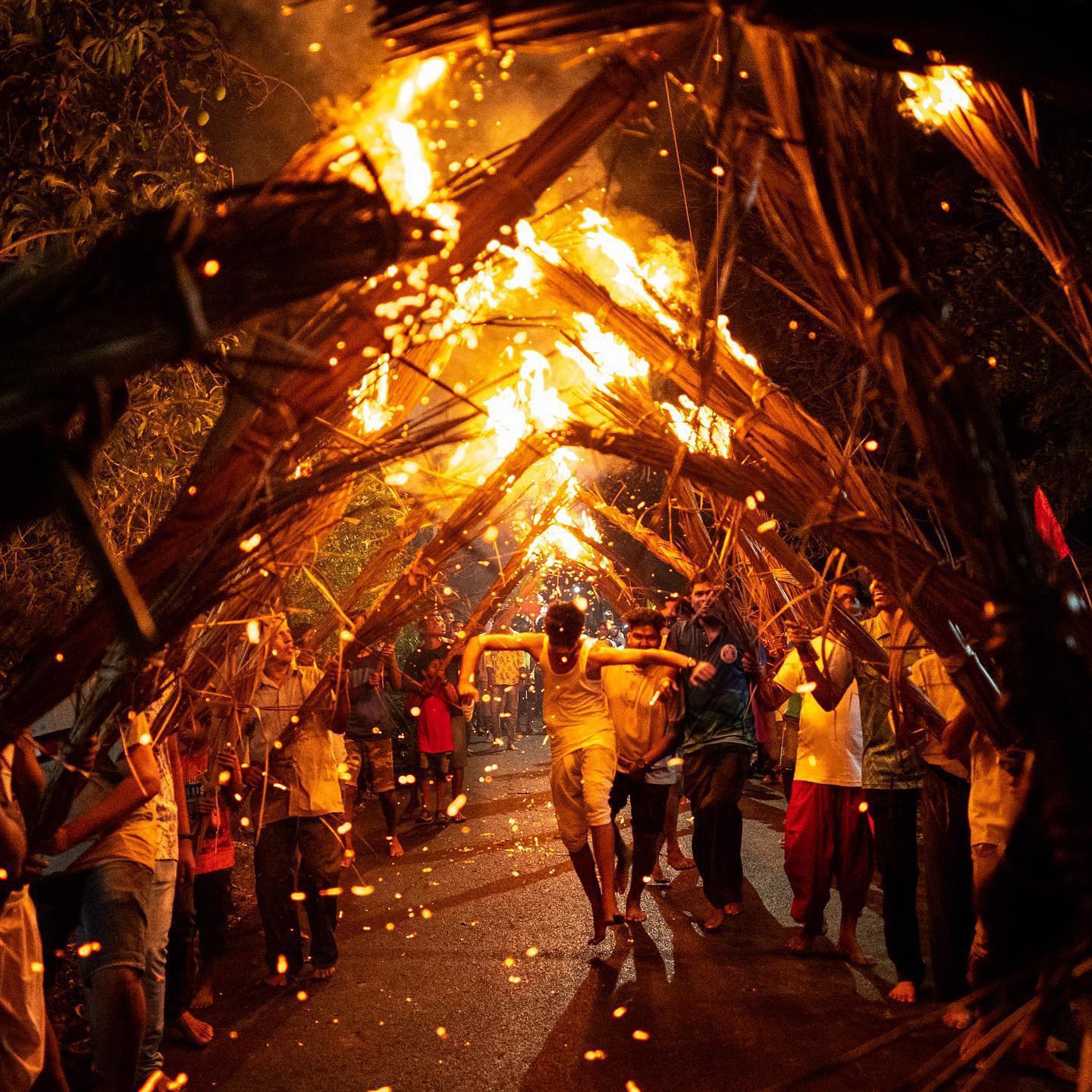 Fiery Rituals of Homkund Utsav in Charao, a Spectacle of Devotion and Tradition