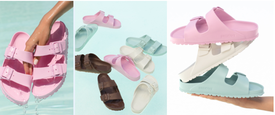 Walk in colours with Arizona EVA by Birkenstock
