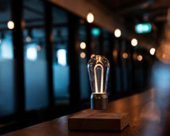 Levitating Light Bulb by Flyte