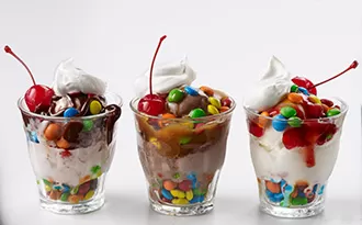 Mini Sundaes Made with M&M’S®