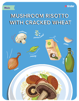 Complement your simplicity with a side of extra with this creamy, earthy, and savory, main dish 