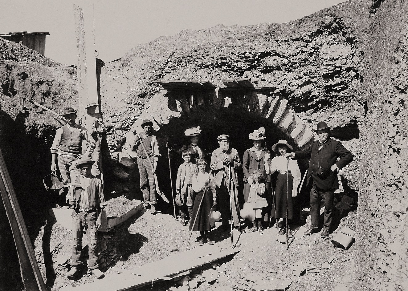 Jungfraubahn guyer zeller besuch mit familie eigergletscher, 1897, nostalgie.