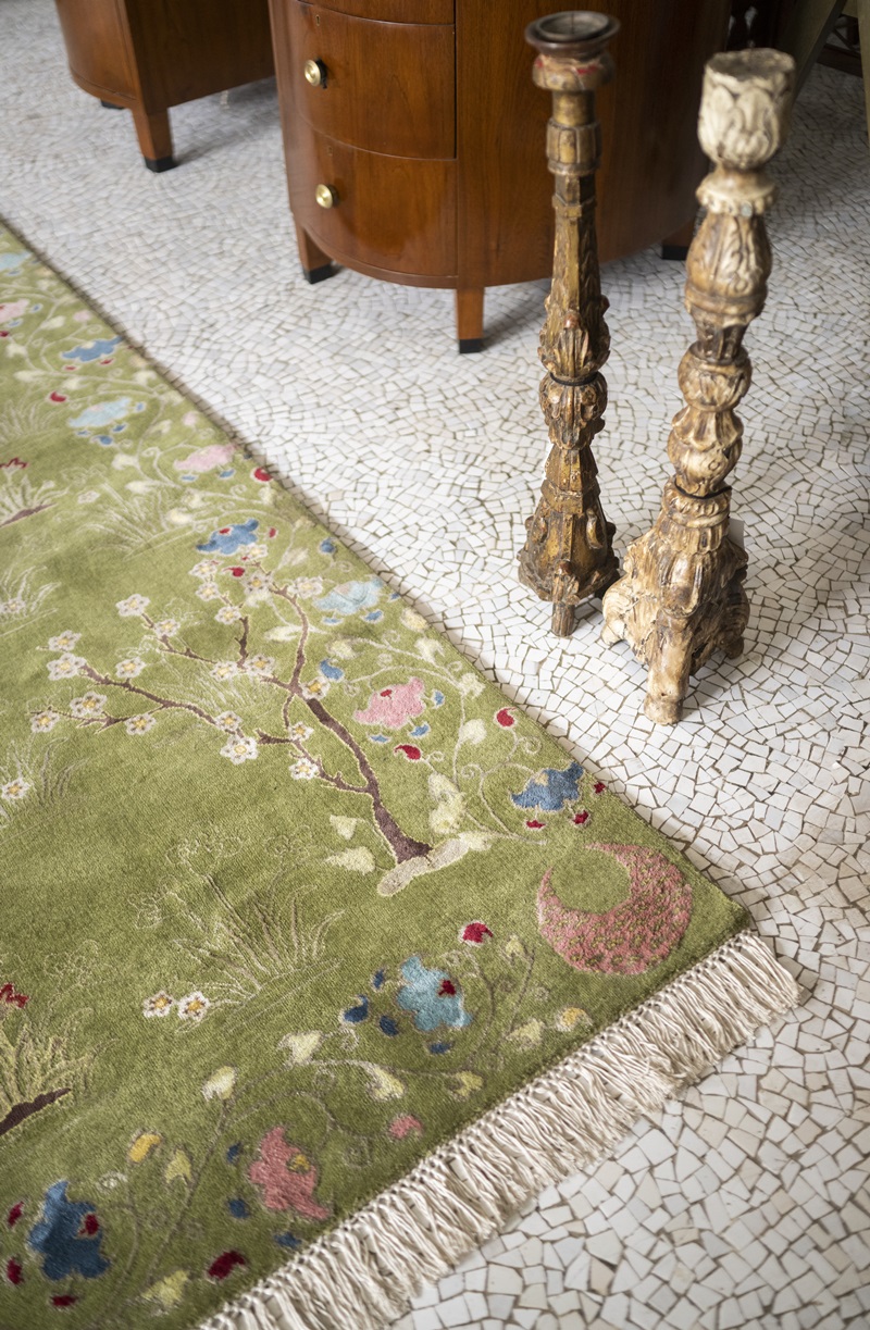 Jaipur Rugs, in partnership with Pavitra Rajaram, launches “Majnun" knotting through history, with love