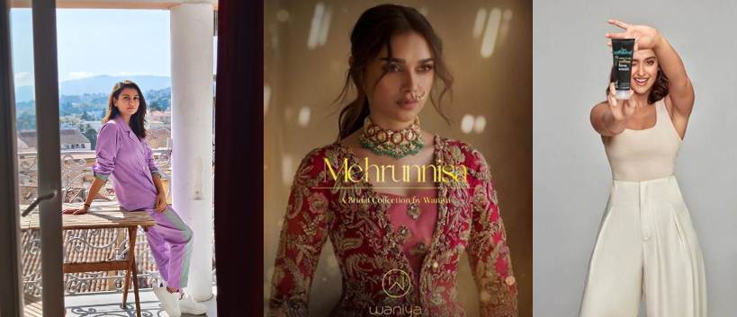 (L-R) Stylist Sanam Ratansi, Actresses Aditi Rao Hydari & Ileana D'Cruz