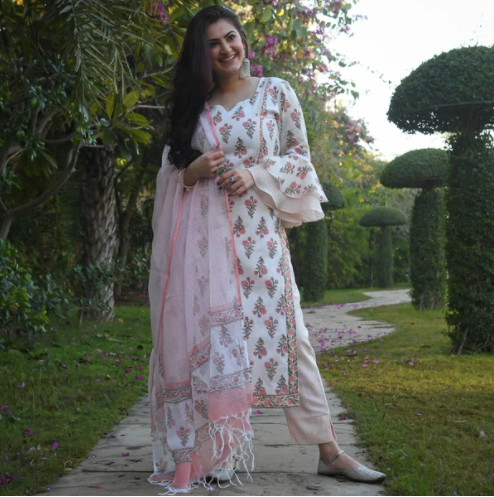 Little Pink Flower Suit Set Rs. 3,299