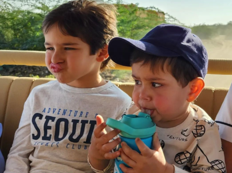 Taimur and Jeh Ali Khan