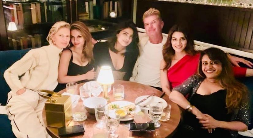 Actress Kriti Sanon had impromptu dinner plans with Indian actress Priyanka Chopra Jonas