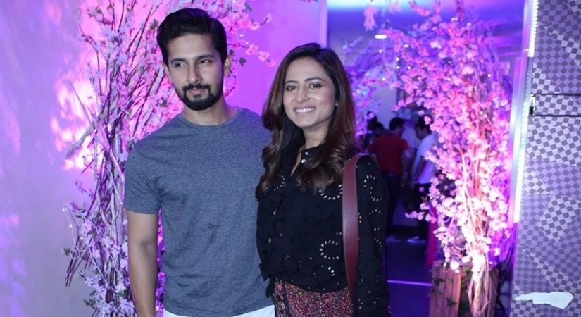 Actor Ravi Dubey with his wife Sargun Mehta
