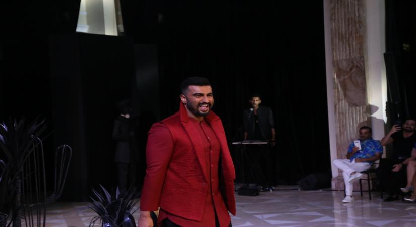 New Delhi: Actor Arjun Kapoor at the inauguration of fashion designer Kunal Rawal's store in New Delhi, on Sep 12,2019. (Amlan Paliwal/IANS)
