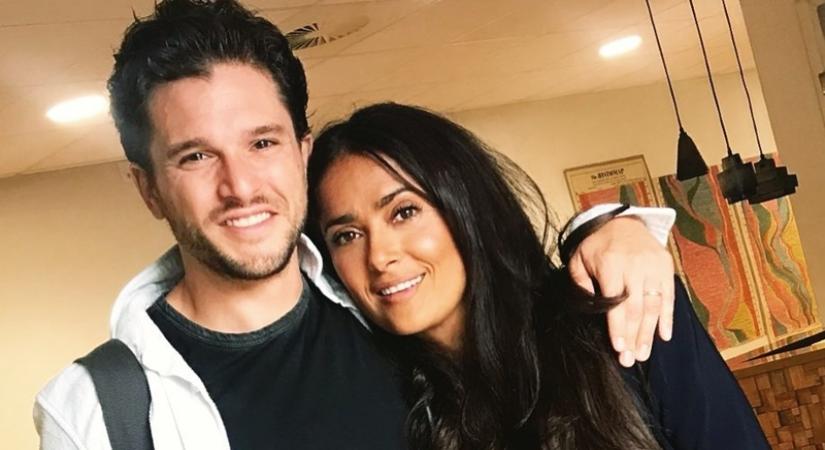 Actress Salma Hayek & Kit Harington