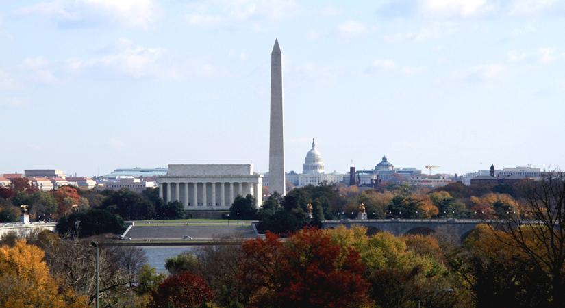 DC Skyline in Autumn courtesy of washington